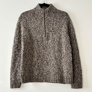 Woolrich 100% Shetland Wool Kennebeck Half Zip Sweater